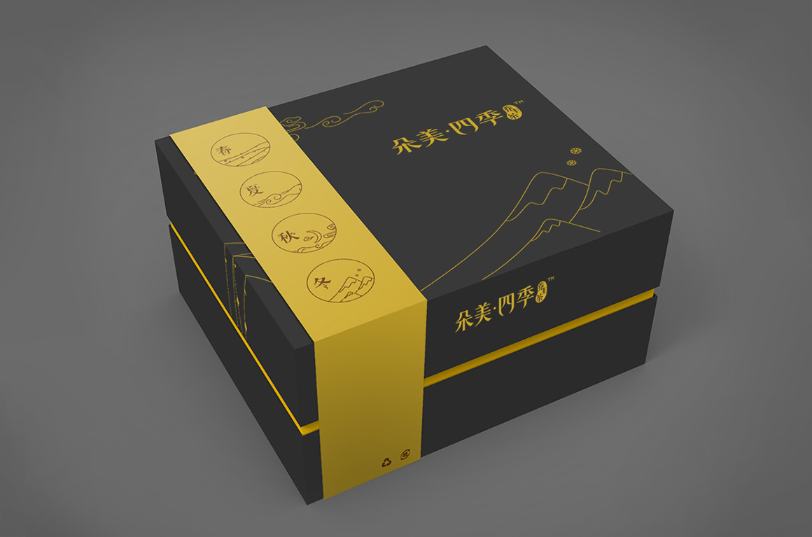 朵美四季茶保健養生茶vi設計案例